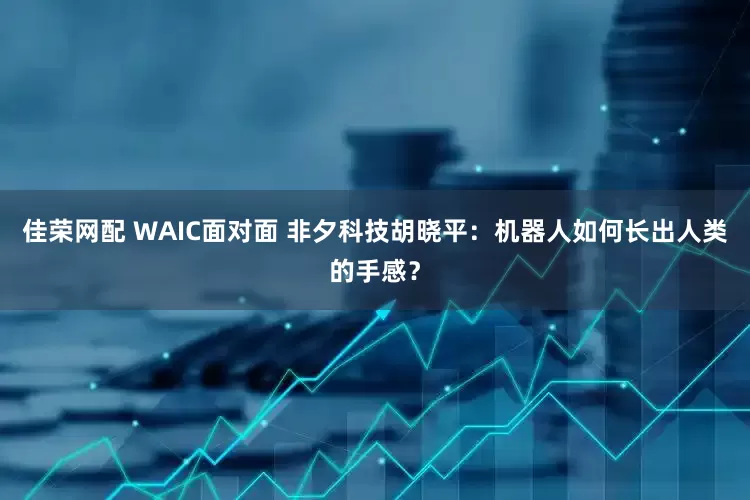 佳荣网配 WAIC面对面 非夕科技胡晓平：机器人如何长出人类的手感？
