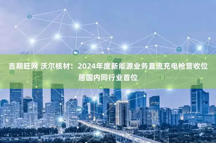 吉期旺网 沃尔核材：2024年度新能源业务直流充电枪营收位居国内同行业首位